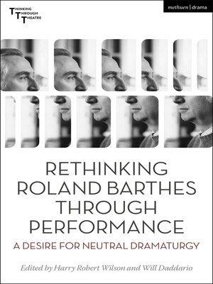 cover image of Rethinking Roland Barthes Through Performance